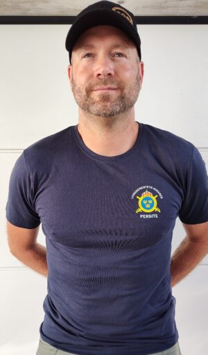 T-Shirt Marinblå Bomull